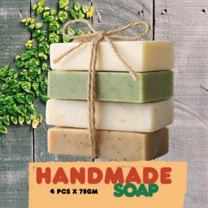 HANDMADE HERBAL SOAP 4 PCS